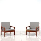 2 fauteuils "Capella" par Illum Wikkelsø pour Niels Eilersen