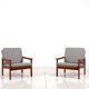 2 fauteuils "Capella" par Illum Wikkelsø pour Niels Eilersen