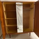 Vintage wardrobe with compass feet from the 60s