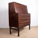 Secretary desk, Danish Rosewood by Arne Wahl Iversen for Branderup Mobelfabrik 1960.