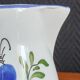Vintage Ceramic Jug Hand-Painted, Flower Vase
