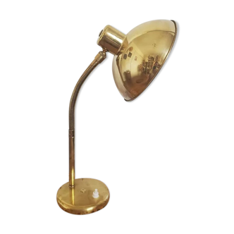 Lampe de bureau articulée dorée