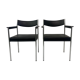 Set of 2 armchairs by Edlef Bandixen for Kusch + co 1970