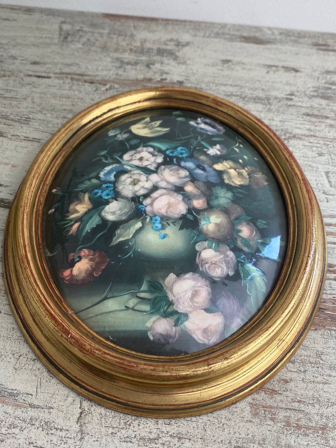 Helda painting enamels on copper