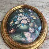 Helda painting enamels on copper