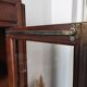 Parisian glass cabinet in solid walnut