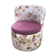 Mid-century armchair with floral pattern, 1970s