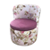 Mid-century armchair with floral pattern, 1970s