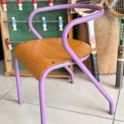 Chaise écolier enfant Hitier vintage