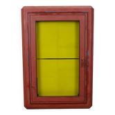 Large old showcase metal 60s 70s loft shabby gastro decoration multifunctional 2 available