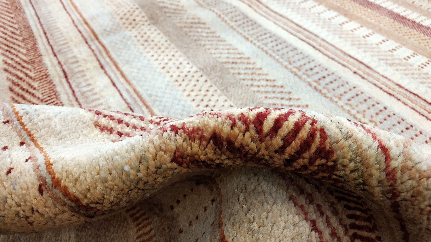 Oriental carpet entirely handmade called "Khyber"