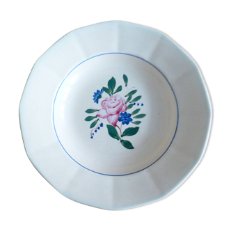 1 deep plate from Digoin Sarreguemines