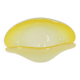 Bowl in the shape of a shell made of pulegoso Murano glass, Italy, 1960s.