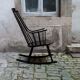 Scandinavian rocking chair by Lena Larsson for Nesto, 1958