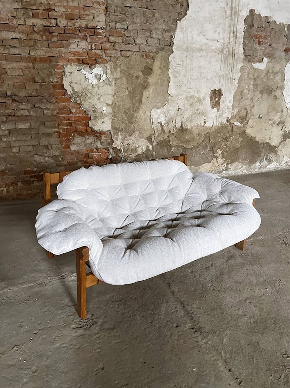 1970s Percival Lafer Style Two Seater Sofa Senator by Ipoly Hungary