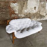 1970s Percival Lafer Style Two Seater Sofa Senator by Ipoly Hungary