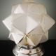 Old ceiling lamp globe opalescent glass rare model Ø 18 cm ART DECO 1930 POLYEDRE 96 faces