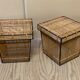 Boîtes ou paniers vintage en rotin et osier par Rohe Noordwolde, années 1960