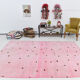 Tapis de chanvre rose poussiéreux 7x10, 212x301cm