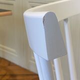 Chair J46 FDB Mobler in white beech