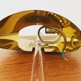 Applique murale en laiton et acrylique