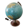 Globe terrestre lumineux scan globe Danemark 1972