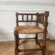 Fireplace bobbin chair