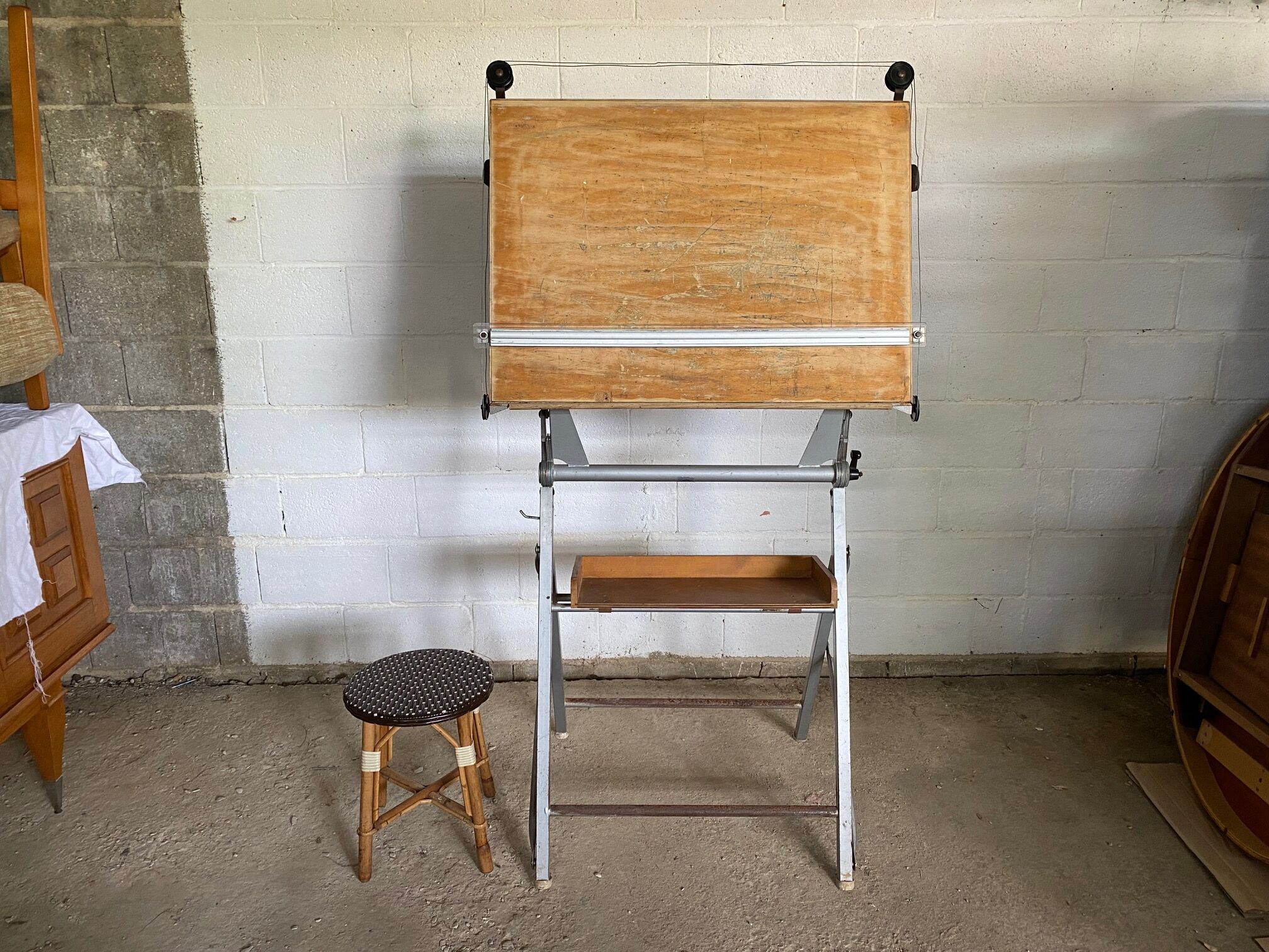 Architect drawing table 50s