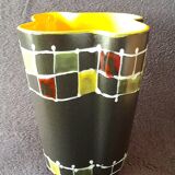 60s glazed ceramic vase