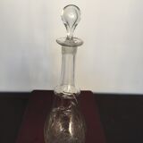 Art Deco stylized flowers carafe with its cap