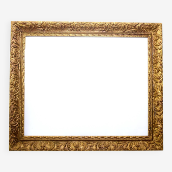 Baroque vintage gilded wood frame