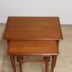 Tables gigognes scandinave en teck, 1960
