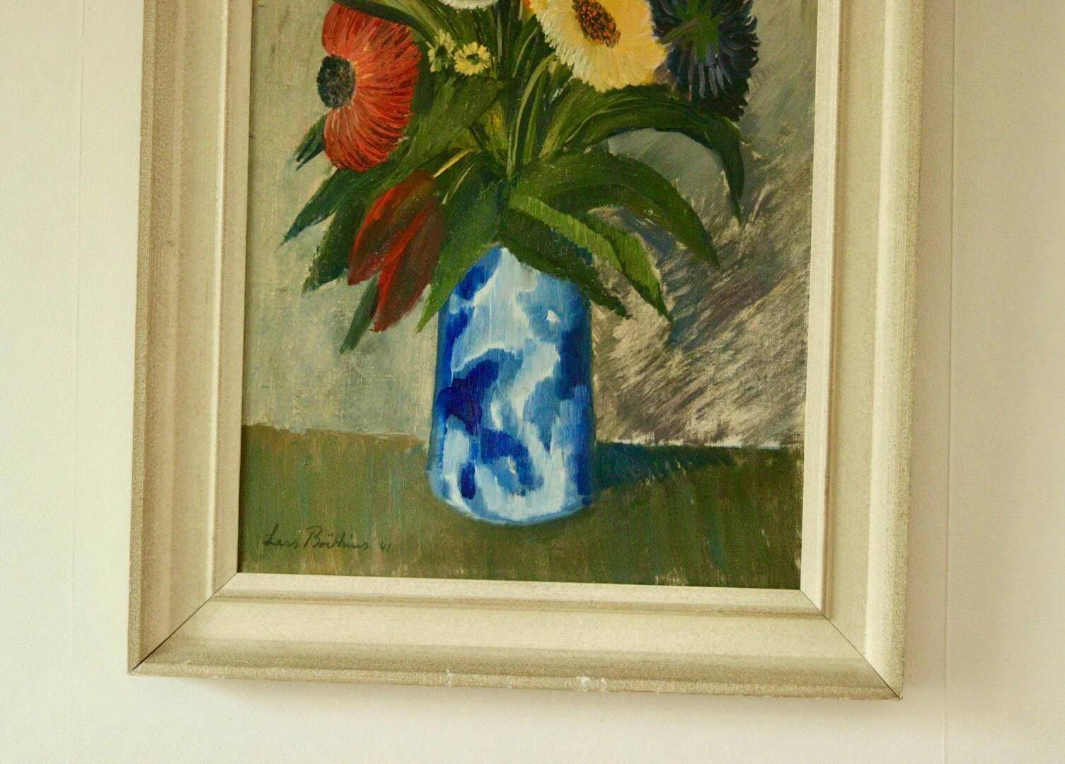 Still Life with Blue Vase by Lars Boethius