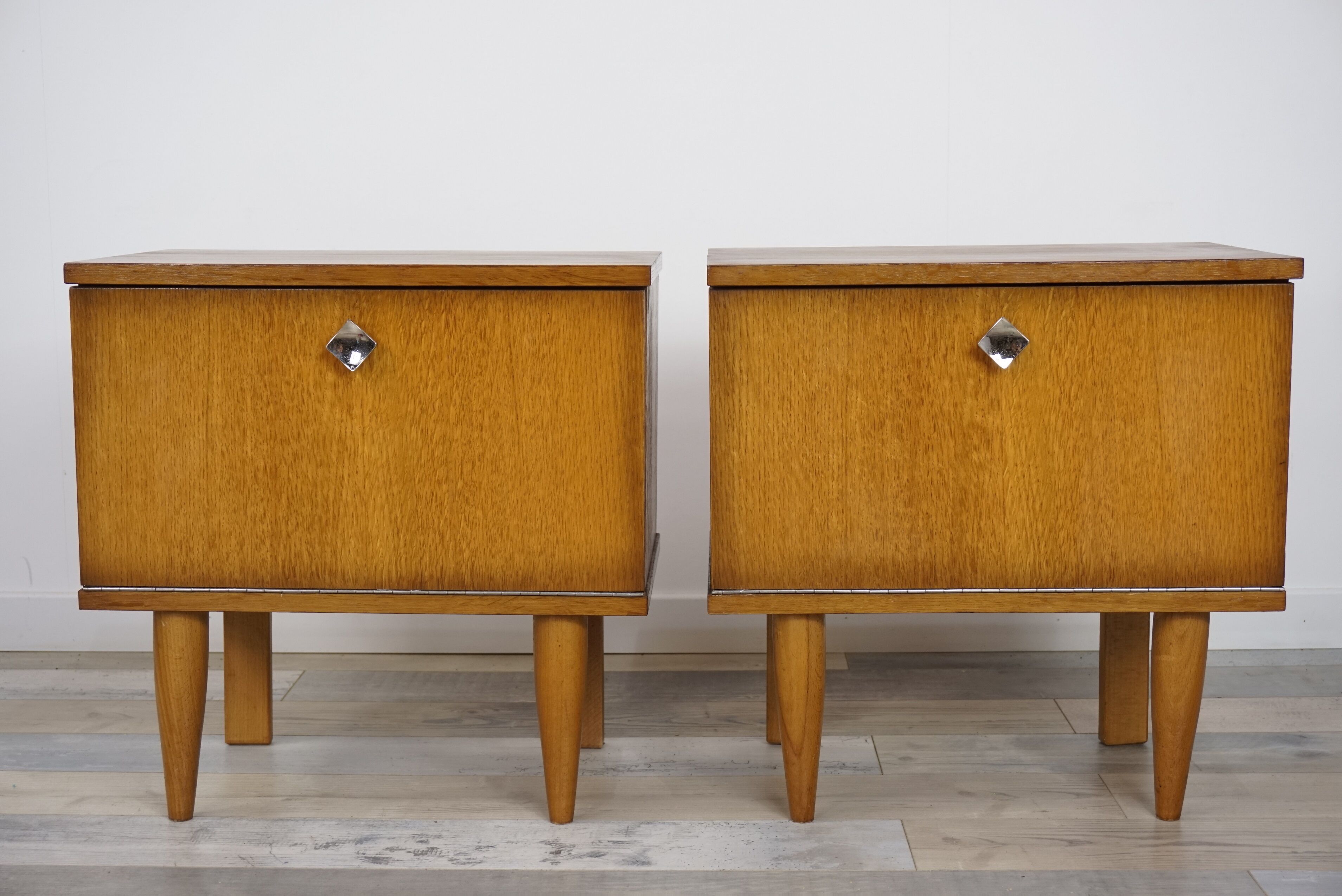 Pair of nightstands 50s