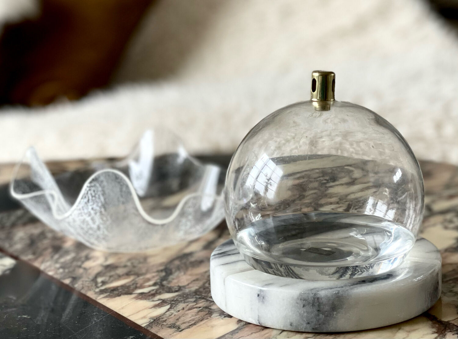 Marble ashtray 1970