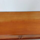 Danish teak sideboard with tambour doors