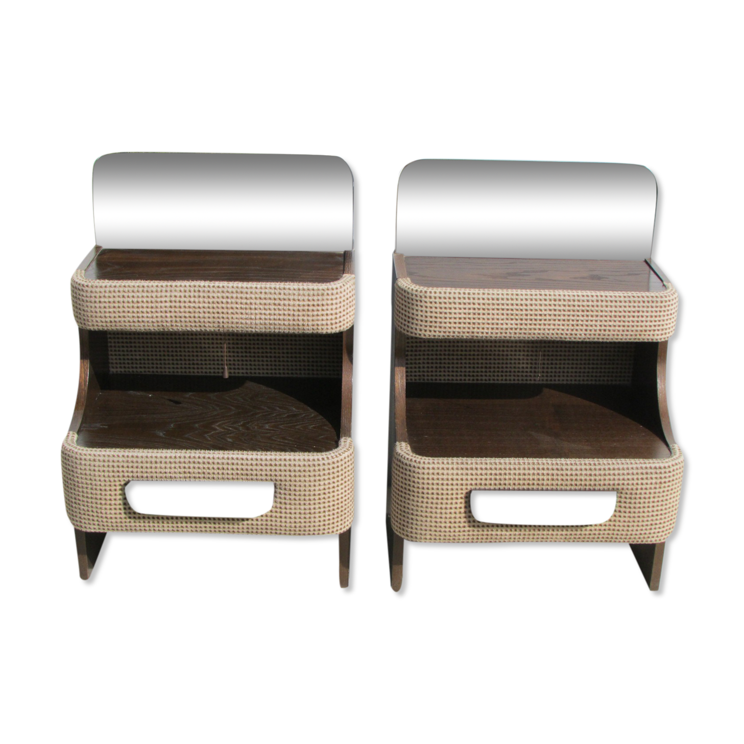 Pair of bedside tables vintage, 1970s