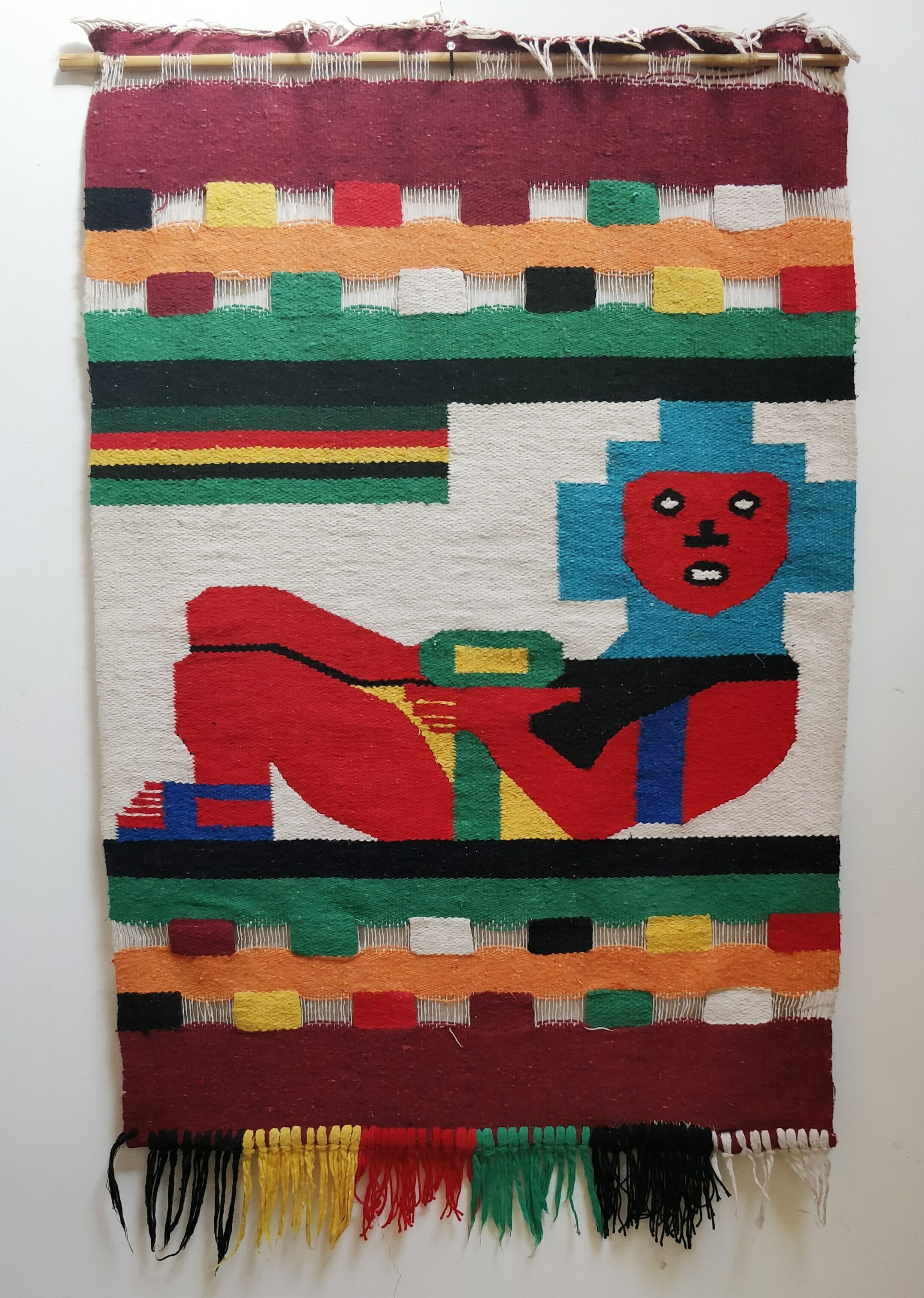 Vintage south American tapestry