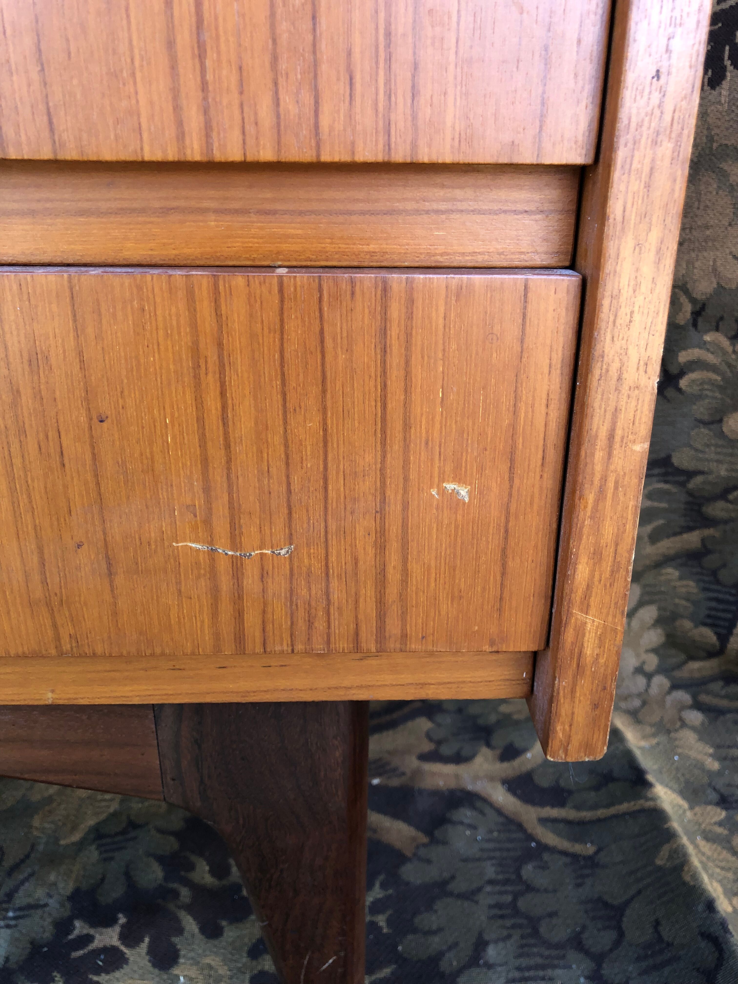 Vintage solid wood chest of drawers