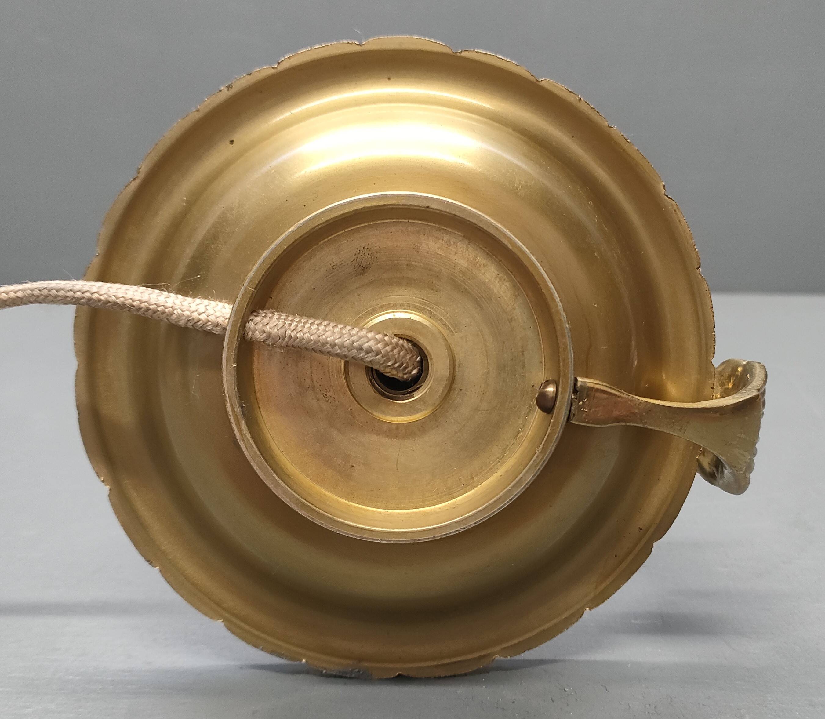 Cave rat lamp with Doric column - Bronze - 1950s - France
