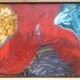 Acrylic on canvas by michael mulcahy, irish (1952).