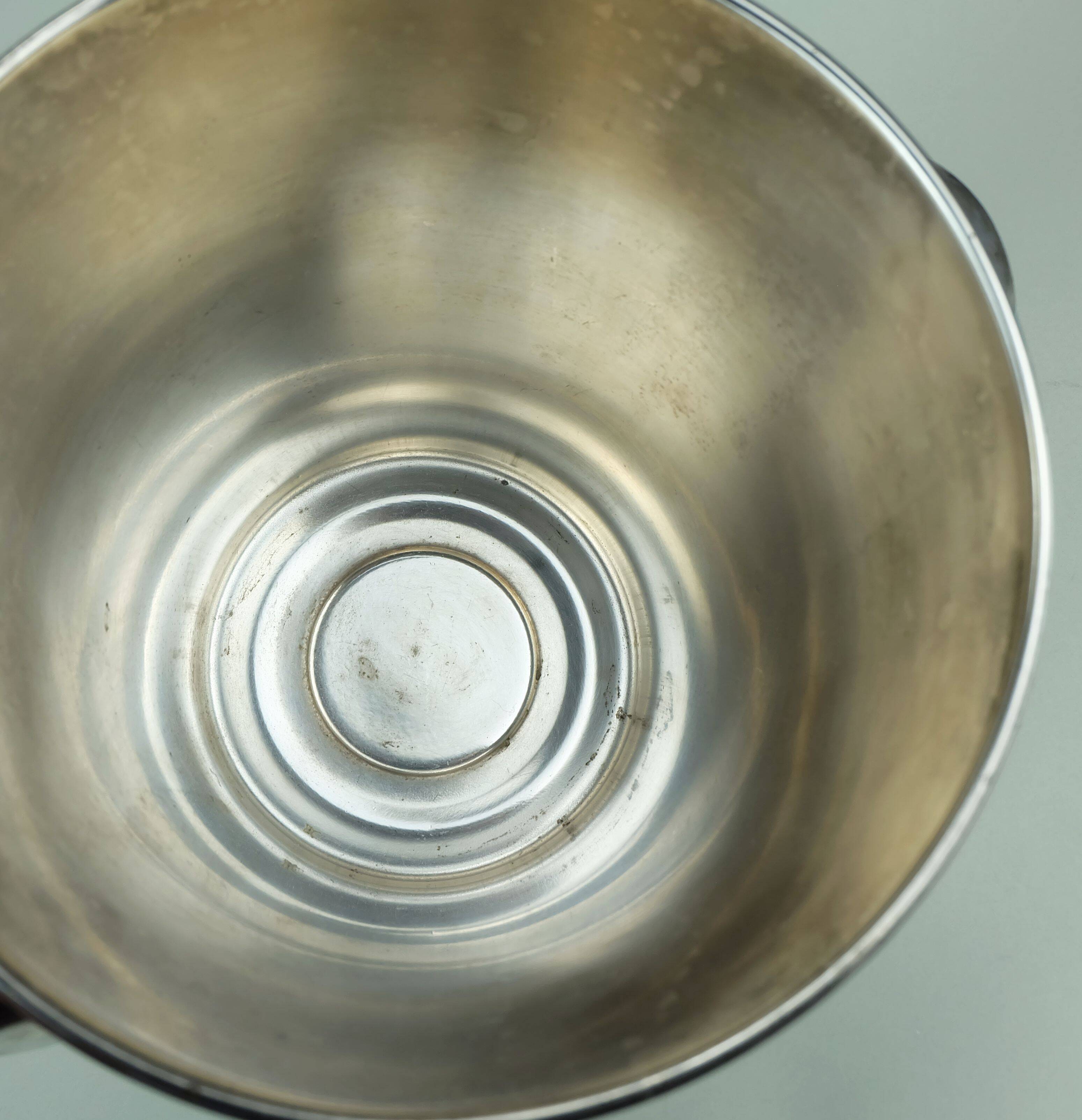 Silver-plated mid century champagne cooler designed by kurt mayer for wmf  1950s