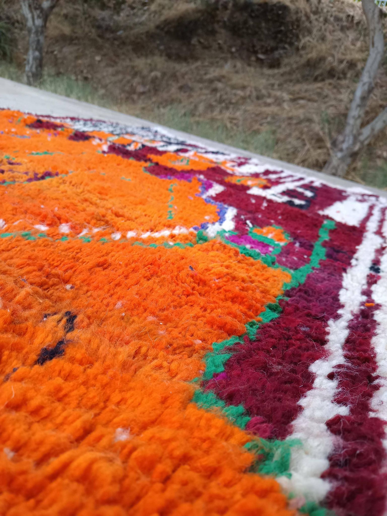 Traditional handmade wool rug 3 x 2 m