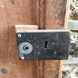 Old fir door, period xviii s