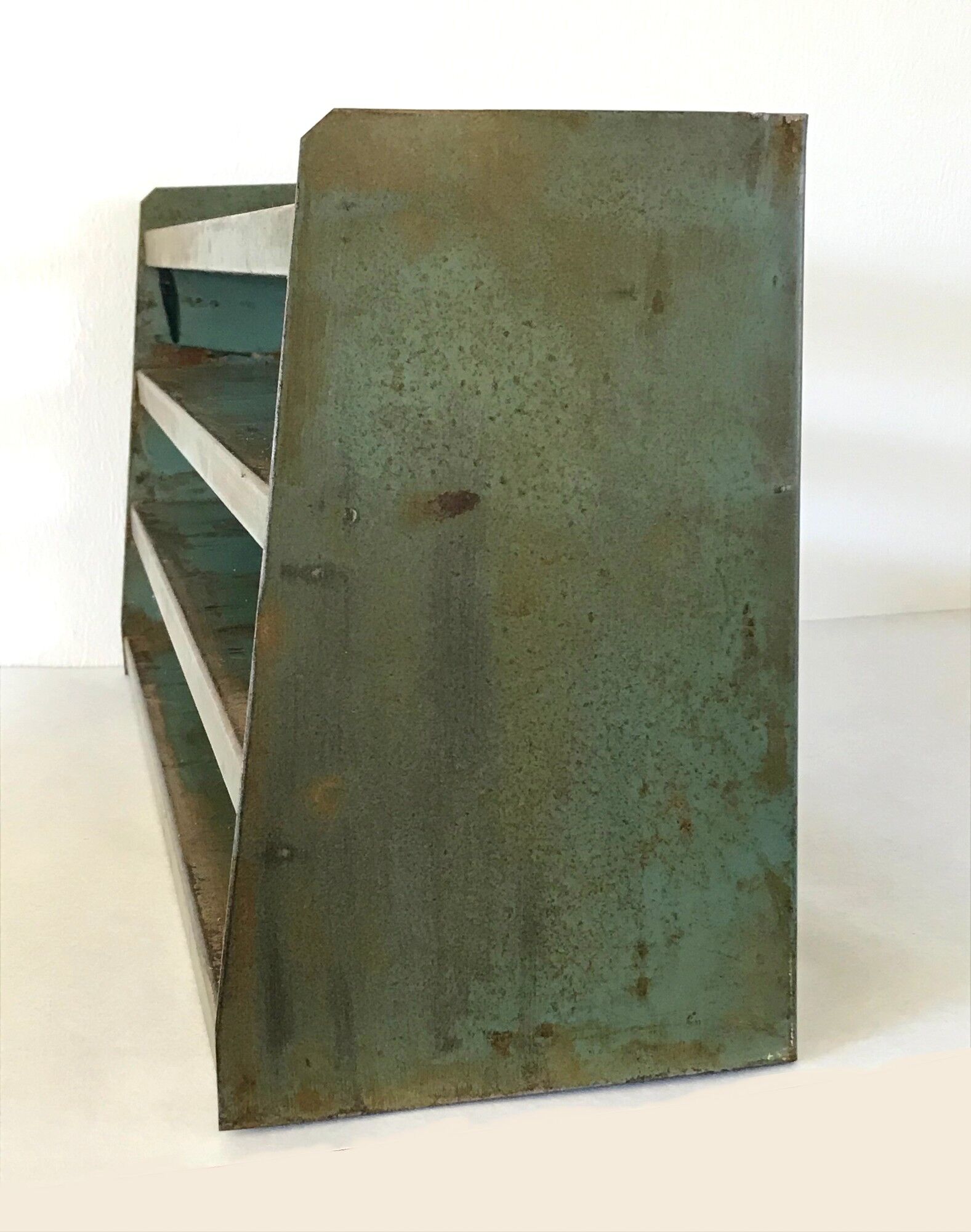 Vintage workshop wall shelf 60s