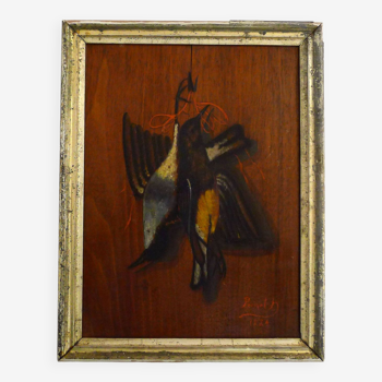 Tableau Nature morte Oiseaux 1884