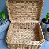 Vintage rattan case