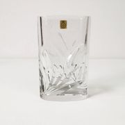 Vase ovale en cristal, Bleikristal, Allemagne, années 1960