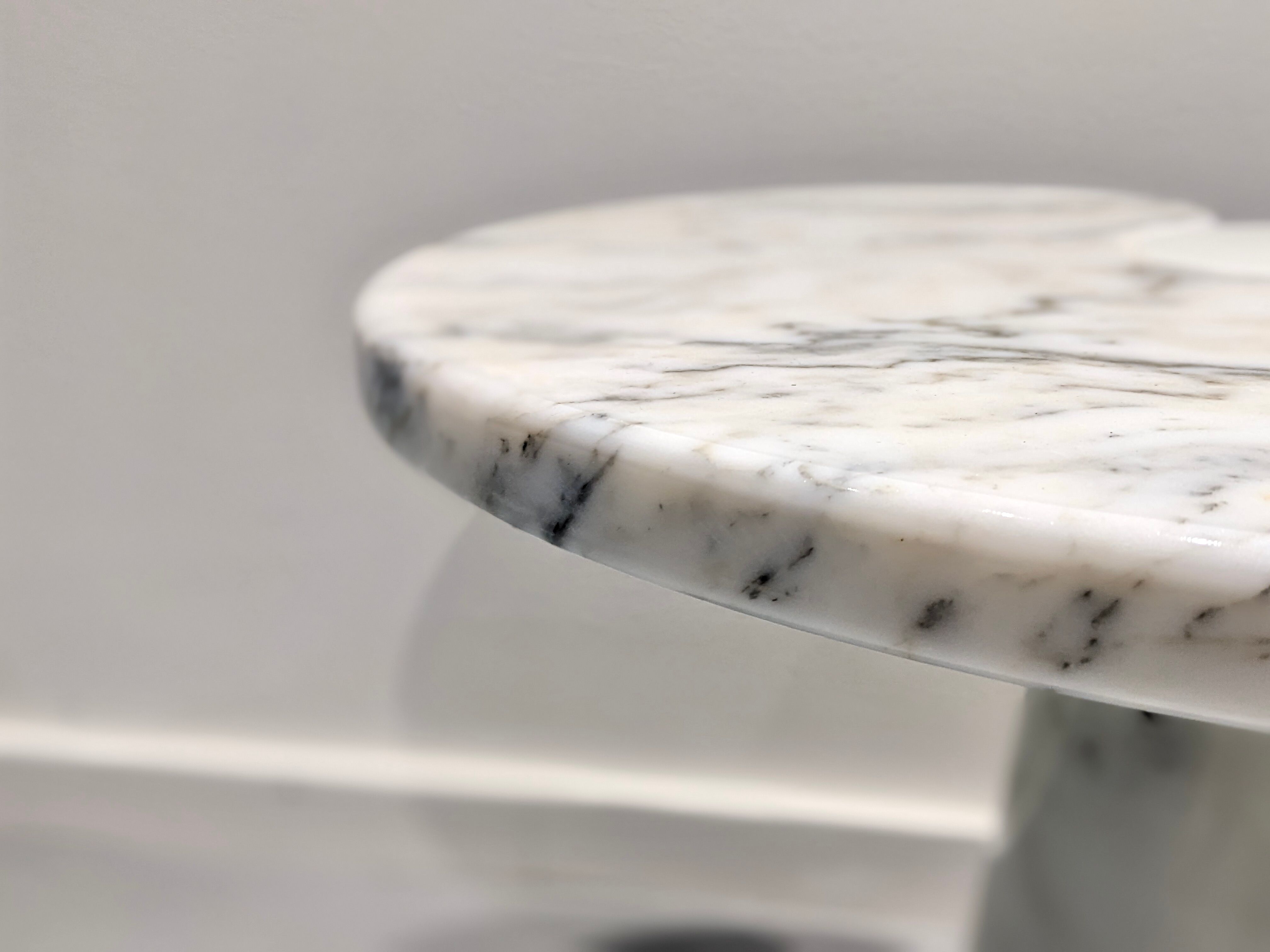 Pair of tables "Eros" by Angelo Mangiarotti for Skipper