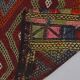 Tapis Kilim anatolien à motifs géométriques